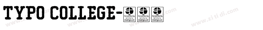 Typo College字体转换